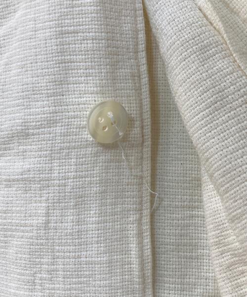 EMPORIO ARMANI（エンポリオ アルマーニ）EMPORIO ARMANI (エンポリオ アルマーニ) 90’sバンドカラーシャツ ホワイト サイズ:Lの古着・服飾アイテム