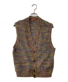 missoni（ミッソーニ）の古着「ウールニットベスト」｜マルチカラー