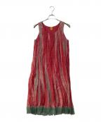 JURGEN LEHLヨーガンレール）の古着「コットンシルクノースリワンピース」｜ピンク