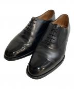 Lloyd footwearロイドフットウェア）の古着「内羽根ストレートチップシューズ」｜ブラック