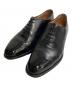 Lloyd Footwear（ロイドフットウェア）の古着「内羽根ストレートチップシューズ」｜ブラック