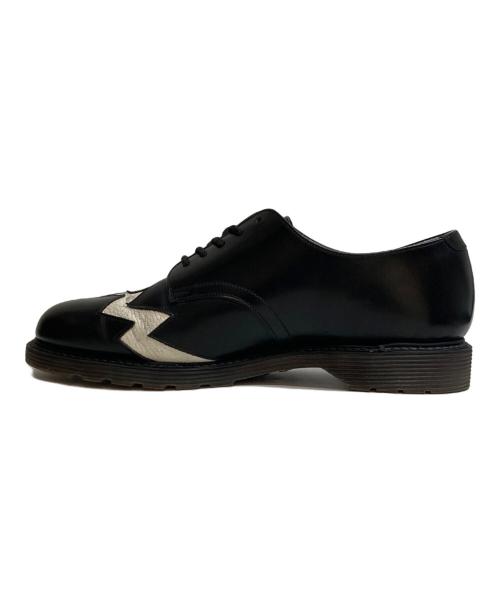 foot the coacher（フットザコーチャー）foot the coacher (フットザコーチャー) S.S.SHOES(Thunder) ブラック×ホワイト サイズ:8の古着・服飾アイテム