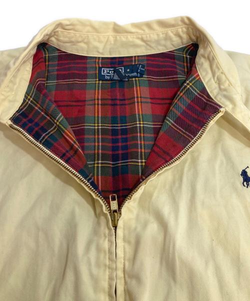 POLO RALPH LAUREN（ポロ・ラルフローレン）POLO RALPH LAUREN (ポロ・ラルフローレン) 裏地チェックスイングトップ イエロー サイズ:XLの古着・服飾アイテム