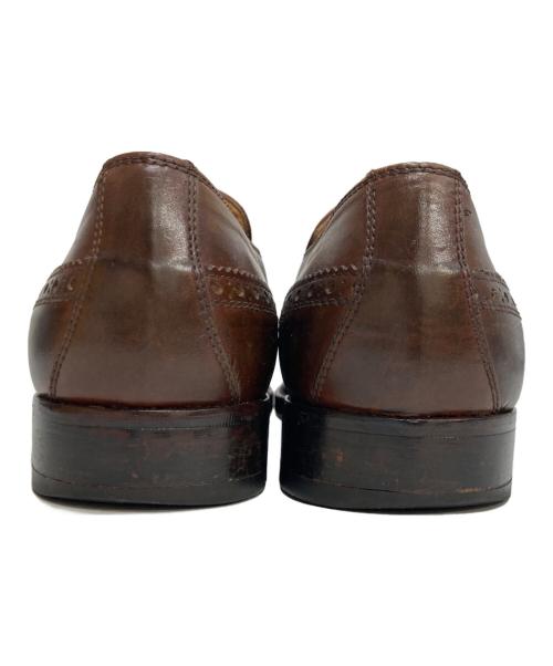 BALLY（バリー）BALLY (バリー) ウィングチップローファー ブラウン サイズ:41 1/2の古着・服飾アイテム