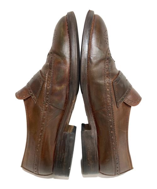 BALLY（バリー）BALLY (バリー) ウィングチップローファー ブラウン サイズ:41 1/2の古着・服飾アイテム