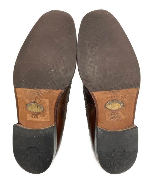 BALLY（バリー）BALLY (バリー) ウィングチップローファー ブラウン サイズ:41 1/2の古着・服飾アイテム