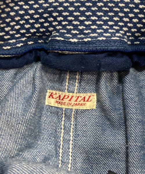 KAPITAL（キャピタル）KAPITAL (キャピタル) 8ozデニム MAKANAIラップパンツ インディゴ サイズ:3/Lの古着・服飾アイテム