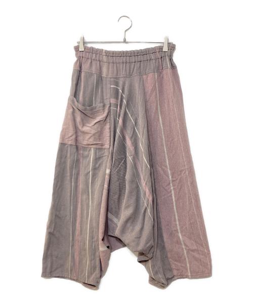 tamaki niime（タマキ ニイメ）tamaki niime (タマキ ニイメ) tarun pants サルエルパンツ パープル サイズ:longの古着・服飾アイテム