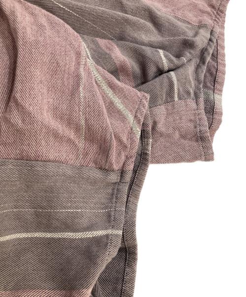tamaki niime（タマキ ニイメ）tamaki niime (タマキ ニイメ) tarun pants サルエルパンツ パープル サイズ:longの古着・服飾アイテム