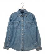 TYGAタイガ）の古着「TYGA DENIM OVER SHIRT」｜インディゴ