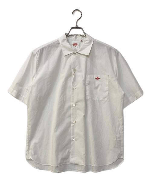 DANTON（ダントン）DANTON (ダントン) ショートスリーブワークシャツ ホワイト サイズ:38の古着・服飾アイテム