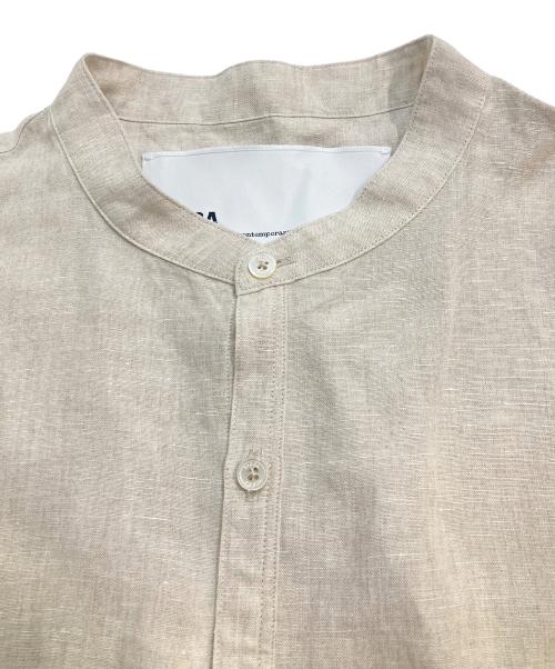 ticca（ティッカ）ticca (ティッカ) リネンフレンチシャツ グレー サイズ:Fの古着・服飾アイテム