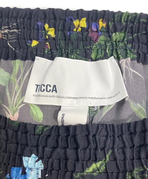 ticca（ティッカ）ticca (ティッカ) フラワープリントパンツ ネイビー サイズ:Fの古着・服飾アイテム
