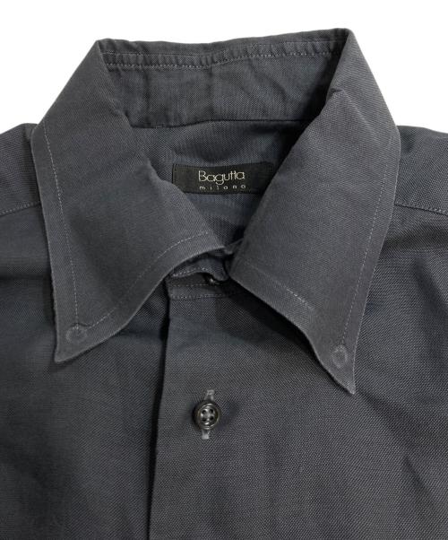 Bagutta（バグッタ）BAGUTTA (バグッタ) ボタンダウンシャツ グレー サイズ:不明の古着・服飾アイテム