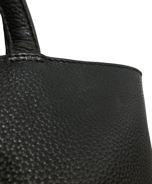 HushTug（ハッシュタグ）HushTug (ハッシュタグ) レザートートバッグ ブラックの古着・服飾アイテム