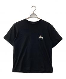 stussy（ステューシー）の古着「ロゴプリントtシャツ」｜ブラック