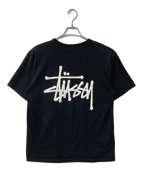 stussy（ステューシー）stussy (ステューシー) ロゴプリントtシャツ ブラック サイズ:Ｍの古着・服飾アイテム