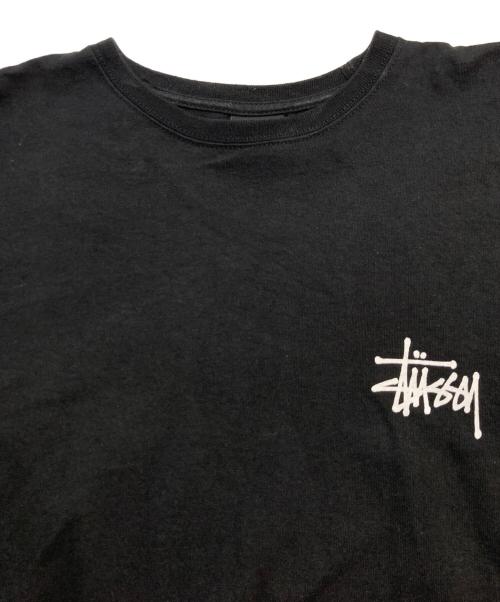 stussy（ステューシー）stussy (ステューシー) ロゴプリントtシャツ ブラック サイズ:Ｍの古着・服飾アイテム
