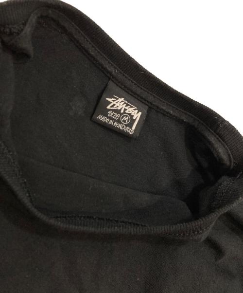 stussy（ステューシー）stussy (ステューシー) ロゴプリントtシャツ ブラック サイズ:Ｍの古着・服飾アイテム