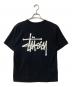 stussy (ステューシー) ロゴプリントtシャツ ブラック サイズ:Ｍ：5000円