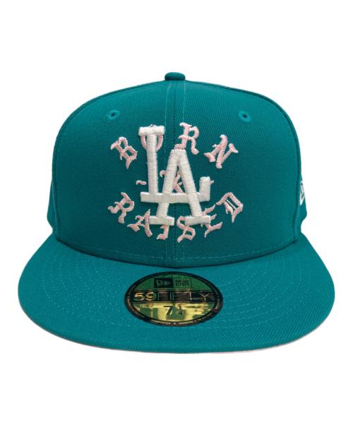 New Era（ニューエラ）New Era (ニューエラ) NIKE (ナイキ) BORN X RAISED (ボーン レイズド) Dodgers Cap トリプルコラボ キャップ グリーン サイズ:7 1/4の古着・服飾アイテム