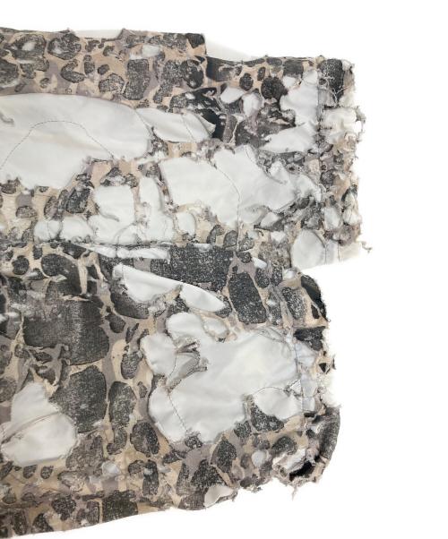 DIESEL（ディーゼル）DIESEL (ディーゼル) Camo jacket with destroyed finish ホワイト サイズ:40の古着・服飾アイテム
