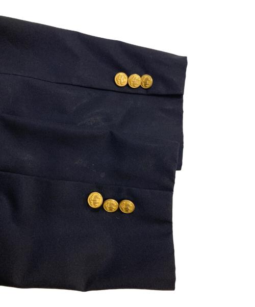 BROOKS BROTHERS（ブルックスブラザーズ）BROOKS BROTHERS (ブルックスブラザーズ) LORO PIANA (ロロピアーナ) Super 110’S 金ボタン 紺ブレザー ネイビー サイズ:記載なしの古着・服飾アイテム