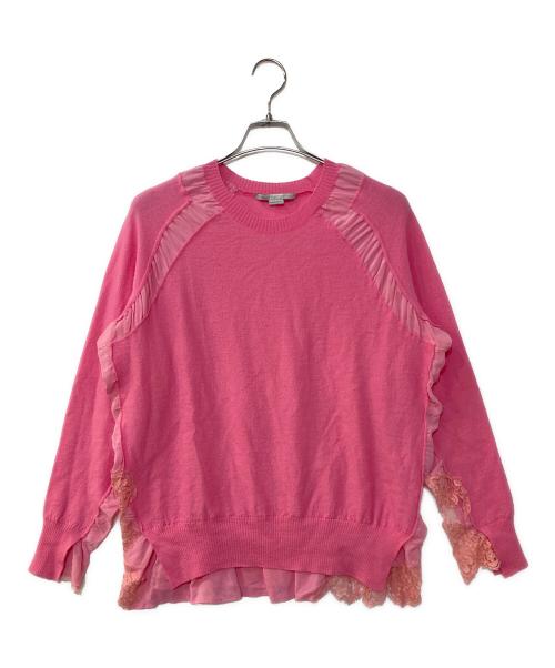 STELLA McCARTNEY（ステラマッカートニー）STELLA McCARTNEY (ステラマッカートニー) ドッキングニット ピンク サイズ:36の古着・服飾アイテム