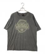 HARLEY-DAVIDSONハーレーダビッドソン）の古着「プリントTシャツ」｜グレー