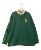 POLO RALPH LAURENポロ・ラルフローレン）の古着「ビッグポニーラガーシャツ」｜グリーン