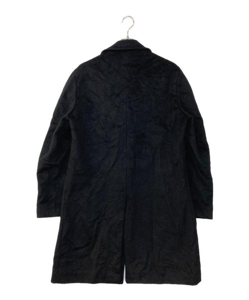 A.A.R（アール）A.A.R (アール) ウールステンカラーコート ブラック サイズ:Lの古着・服飾アイテム