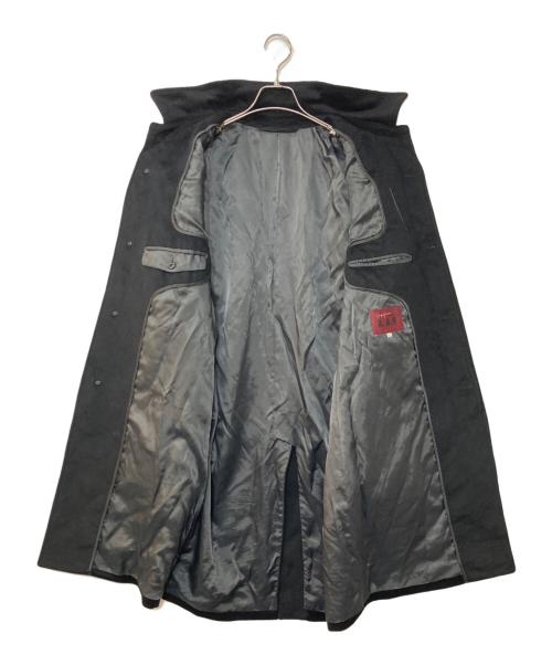 A.A.R（アール）A.A.R (アール) ウールステンカラーコート ブラック サイズ:Lの古着・服飾アイテム