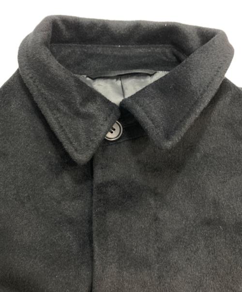 A.A.R（アール）A.A.R (アール) ウールステンカラーコート ブラック サイズ:Lの古着・服飾アイテム