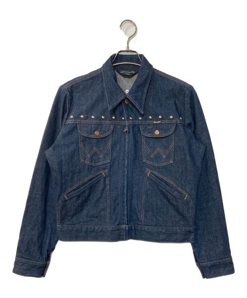 Wrangler（ラングラー）Wrangler (ラングラー) Vaporize (ヴェイパライズ) スタッズデニムトラッカージャケット インディゴ サイズ:Sの古着・服飾アイテム