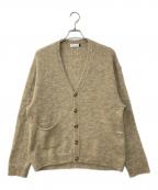 POP TRADING COMPANY×BEAUTY&YOUTHポップトレーディングカンパニー×ビューティーアンドユース）の古着「Cardigan 別注ウールニットカーディガン」｜ベージュ