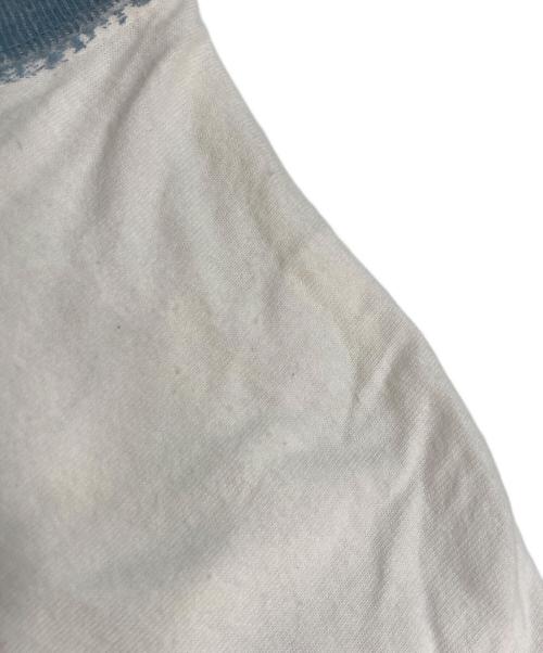 BOWWOW（バウワウ）BOWWOW (バウワウ) グラフィックプリントリンガーTシャツ ホワイト サイズ:Mの古着・服飾アイテム