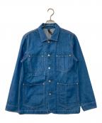PAUL SMITHポールスミス）の古着「カバーオールデニムジャケット」｜インディゴ