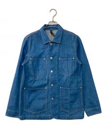 PAUL SMITH（ポールスミス）の古着「カバーオールデニムジャケット」｜インディゴ
