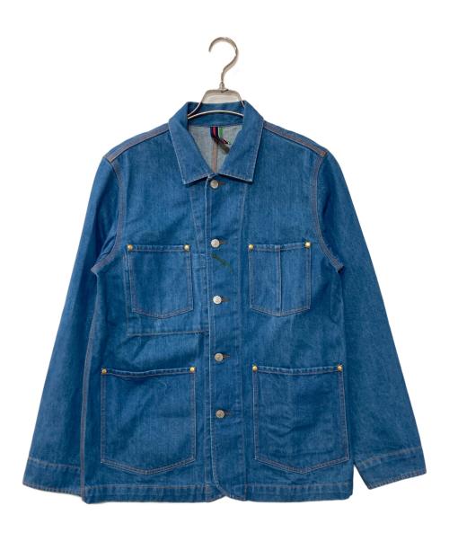 PAUL SMITH（ポールスミス）PAUL SMITH (ポールスミス) カバーオールデニムジャケット インディゴ サイズ:Mの古着・服飾アイテム