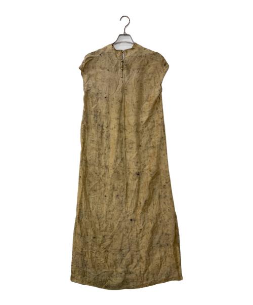 TADO（タド）TADO (タド) SILK DRESS シルクワンピース ベージュ サイズ:記載なしの古着・服飾アイテム