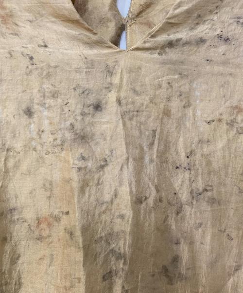 TADO（タド）TADO (タド) SILK DRESS シルクワンピース ベージュ サイズ:記載なしの古着・服飾アイテム