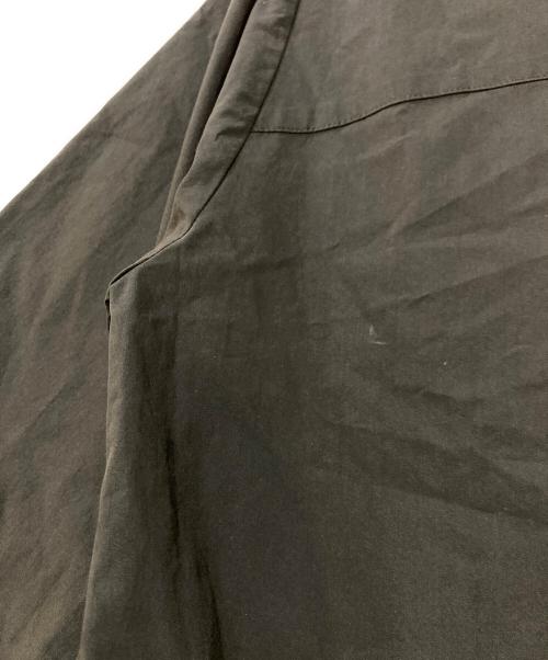 skep（スケップ）skep (スケップ) 七分袖切替ギャザーロングワンピース ブラック サイズ:記載なしの古着・服飾アイテム