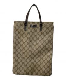 GUCCI（グッチ）の古着「GGスプリーム ハンドバッグ」｜ベージュ