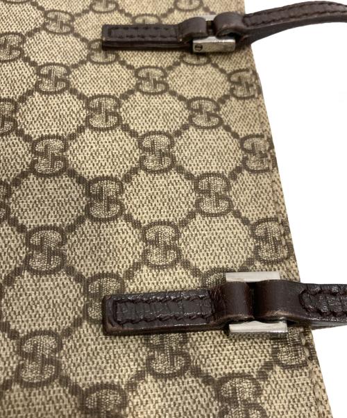 GUCCI（グッチ）GUCCI (グッチ) GGスプリーム ハンドバッグ ベージュの古着・服飾アイテム