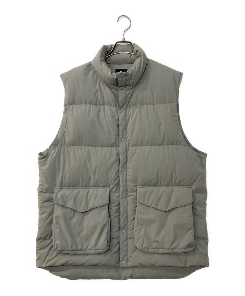 Snow peak（スノーピーク）Snow peak (スノーピーク) URBAN RESEARCH DOORS (アーバンリサーチドアーズ) R/N Ripstop Down Vest ダウンベスト グレー サイズ:XLの古着・服飾アイテム