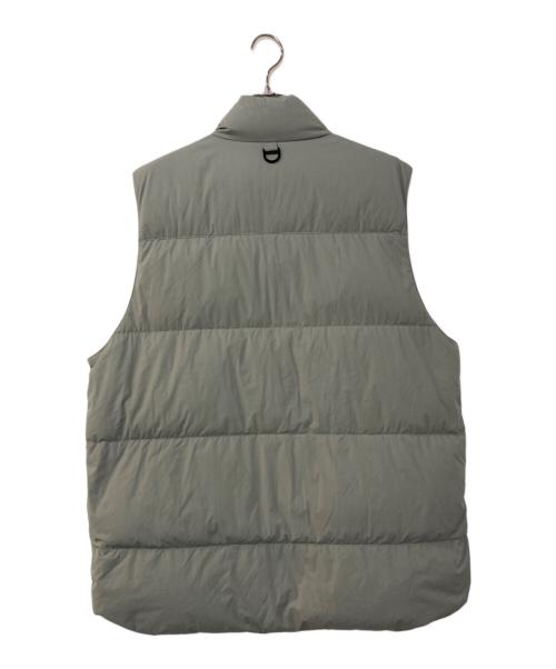 Snow peak（スノーピーク）Snow peak (スノーピーク) URBAN RESEARCH DOORS (アーバンリサーチドアーズ) R/N Ripstop Down Vest ダウンベスト グレー サイズ:XLの古着・服飾アイテム