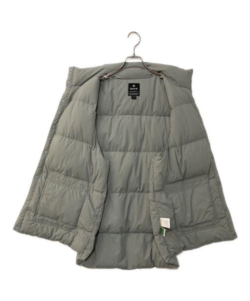 Snow peak（スノーピーク）Snow peak (スノーピーク) URBAN RESEARCH DOORS (アーバンリサーチドアーズ) R/N Ripstop Down Vest ダウンベスト グレー サイズ:XLの古着・服飾アイテム