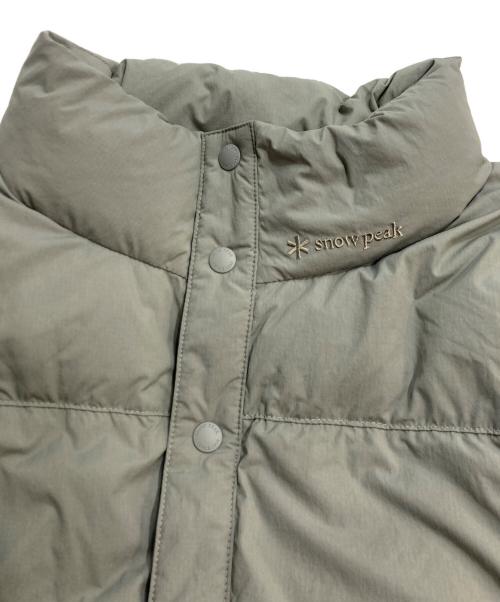 Snow peak（スノーピーク）Snow peak (スノーピーク) URBAN RESEARCH DOORS (アーバンリサーチドアーズ) R/N Ripstop Down Vest ダウンベスト グレー サイズ:XLの古着・服飾アイテム