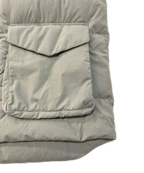 Snow peak（スノーピーク）Snow peak (スノーピーク) URBAN RESEARCH DOORS (アーバンリサーチドアーズ) R/N Ripstop Down Vest ダウンベスト グレー サイズ:XLの古着・服飾アイテム
