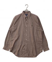 RALPH LAUREN（ラルフローレン）の古着「チェックシャツ BLAKE」｜ブラウン